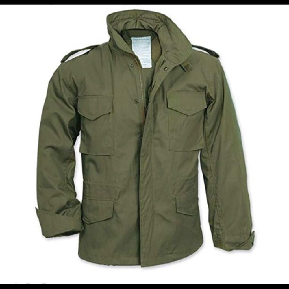 Olive Drab ❤️Military Field Jacket Size REGULAR